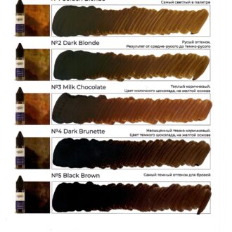 Pigment p/u micropigmentare sprincenelor №3 MILK CHOCOLATE 5ml - HANAFY - imagine 2