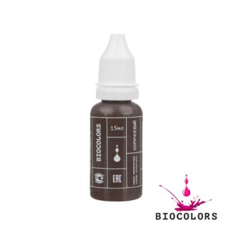 Pigment p/u micropigmentare Brown 15ml - BIOCOLORS (Mineral,Paleta-Constructor)