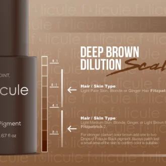 Pigment p/u Trihopigmentare FOLICULE BROWN 20ml - HANAFY - imagine 4