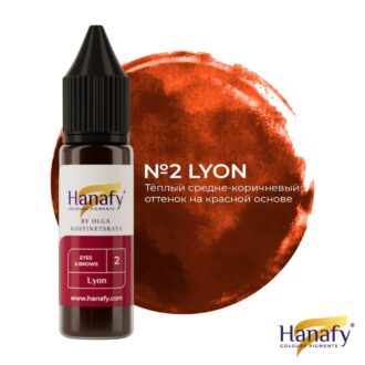 Pigment p/u micropigmentare pleoapelor si sprincenelor №2 LYON by OLGA KOSTINETSKAYA 15ml - HANAFY