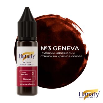 Pigment p/u micropigmentare pleoapelor si sprincenelor №3 GENEVA by OLGA KOSTINETSKAYA 15ml - HANAFY