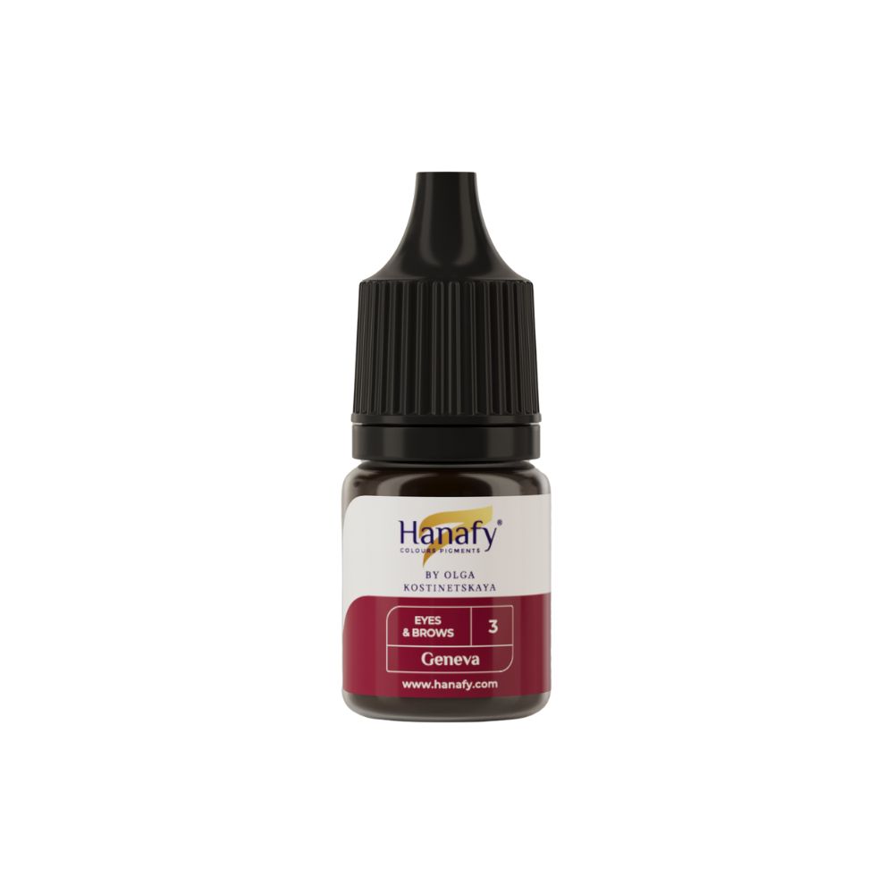 Pigment p/u micropigmentare pleoapelor si sprincenelor №3 GENEVA by OLGA KOSTINETSKAYA 5ml - HANAFY