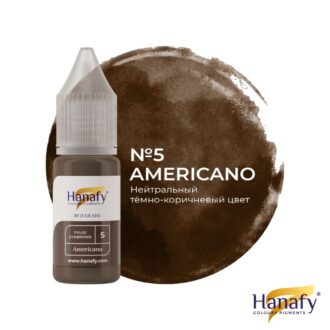 Pigment p/u micropigmentare sprincenelor №5 AMERICANO by JULIE KIM 5ml - HANAFY - imagine 2