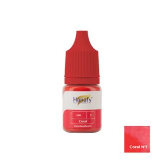 Pigment p/u micropigmentare buzelor №1 CORAL 5ml - HANAFY