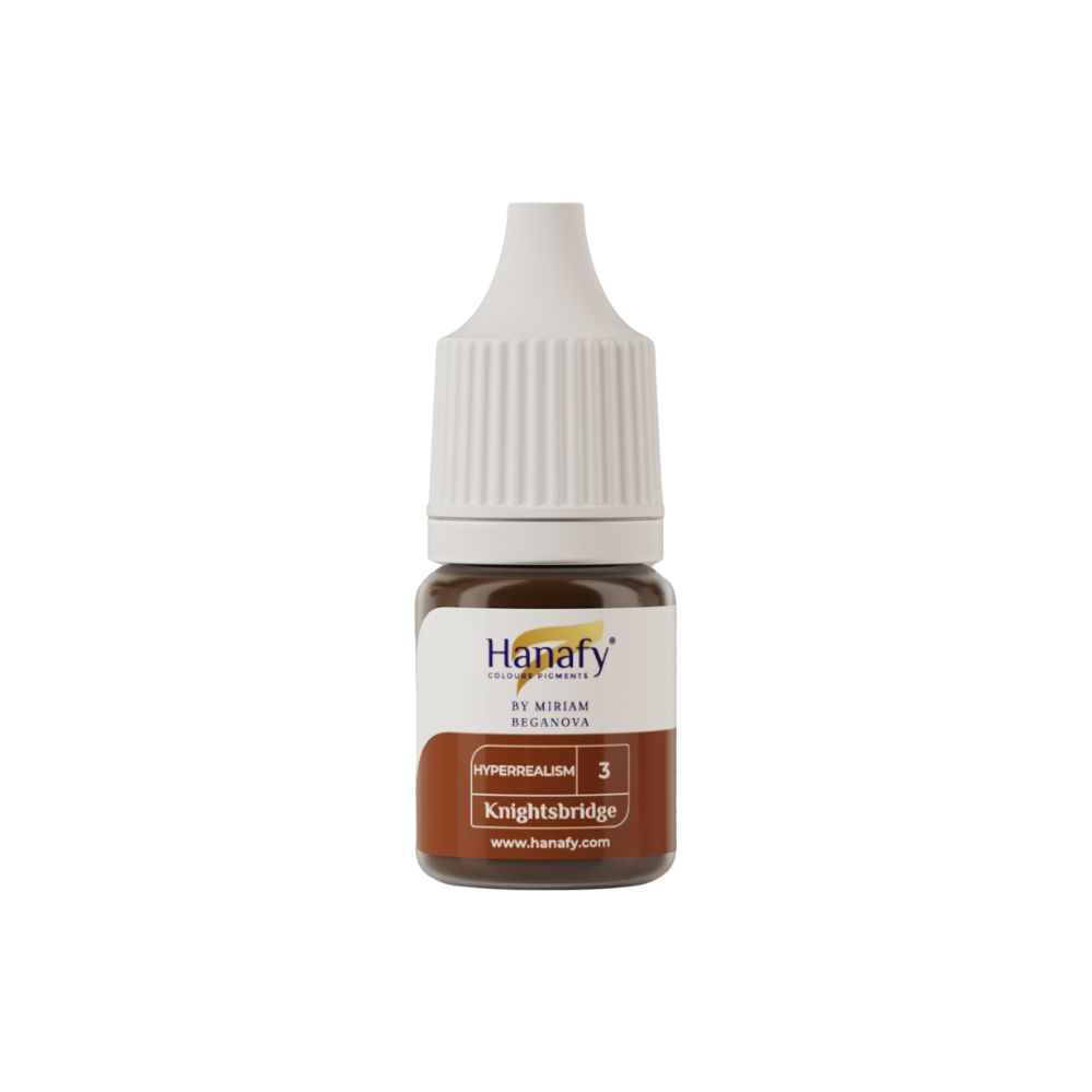 Pigment p/u micropigmentare sprincenelor HYPERREALISM №3 KNIGHTBRIDGE by MIRIAM BEGANOVA 5ml - HANAFY