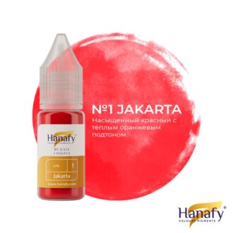 Пигмент для татуажа губ PASSION PALETTE №1 JAKARTA by JULIA VASILEVA 10мл - HANAFY