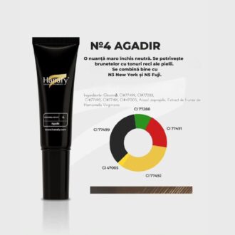 Пигмент для татуажа бровей MICROBLADING №4 AGADIR 10мл - HANAFY — изображение 2