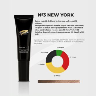 Пигмент для татуажа бровей MICROBLADING №3 NEW YORK 10мл - HANAFY — изображение 2
