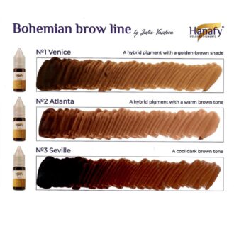 Pigment p/u micropigmentare sprincenelor №1 VENICE by JULIA VASILEVA 5ml - HANAFY - imagine 3