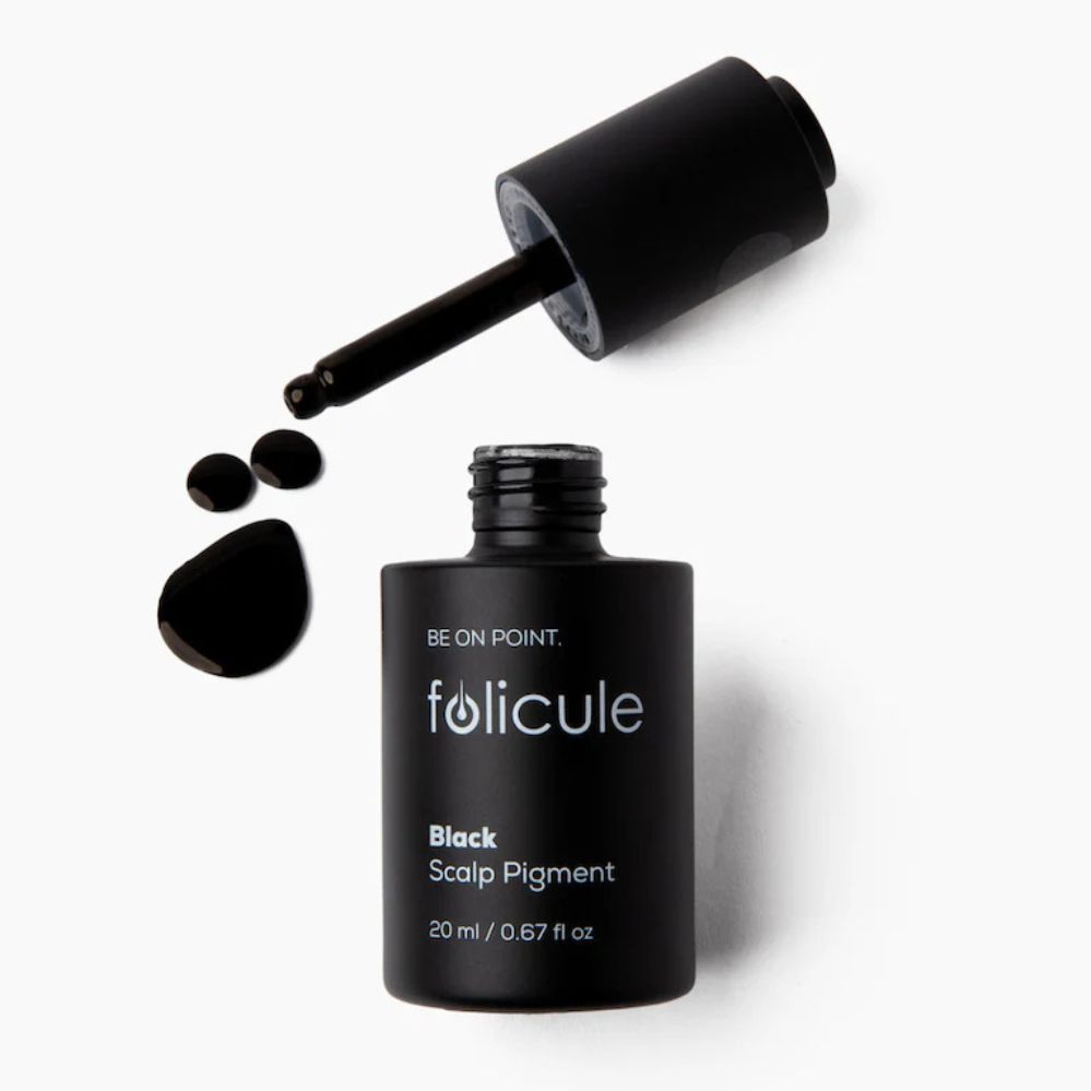 Pigment p/u Trihopigmentare FOLICULE BLACK 20ml - HANAFY - imagine 2