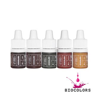 Set pigmenti p/u micropigmentare Paleta-Constructor 5buc x 3ml - BIOCOLORS