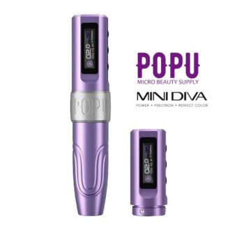 POPU MINI DIVA x2 EXTRA BATTERIES - PURPLE Wireless Makeup Pen (Stroke 3.0mm)