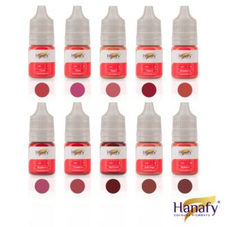 Сет "LIPS" для татуажа губ MAIN LIPS COLLECTION 5мл*10шт - HANAFY