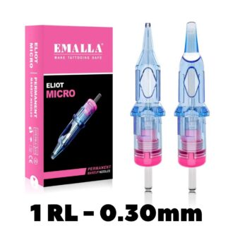 1RL 0.30mm MEDIUM TAPER (EN3-1001RLMT) Cartridge EMALLA Eliot Micro PMU
