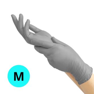 Перчатки NITRILE GRAY - M