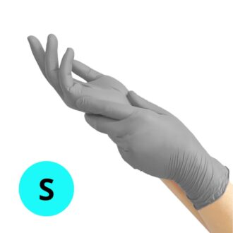 Перчатки NITRILE GRAY - S