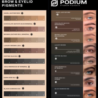 Pigment micropigmentare pu sprincene DARK SIDE B13 6ml - PODIUM - imagine 2