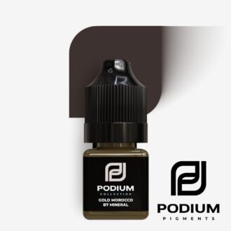 Pigment micropigmentare pu sprincene, Mineral GOLD MOROCCO B7 6ml - PODIUM