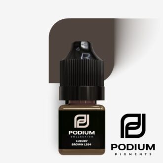 Pigment micropigmentare pu sprincene si pleoape LUXURY BROWN LB54 6ml - PODIUM