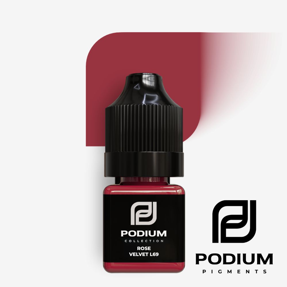 Pigment micropigmentare pu buze ROSE VELVET L69 6ml - PODIUM