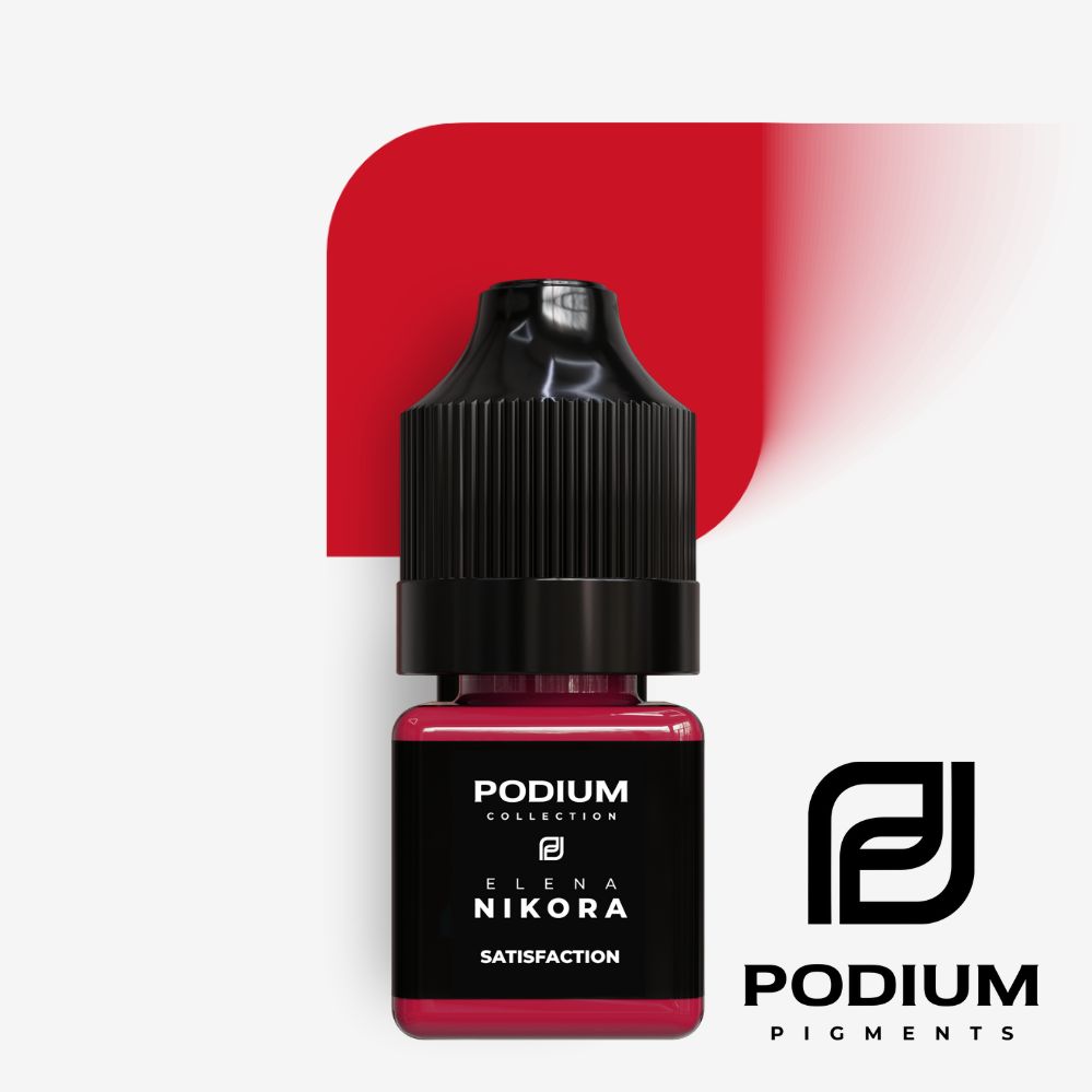 Pigment micropigmentare pu buze ELENA NIKORA SATISFACTION 6ml - PODIUM