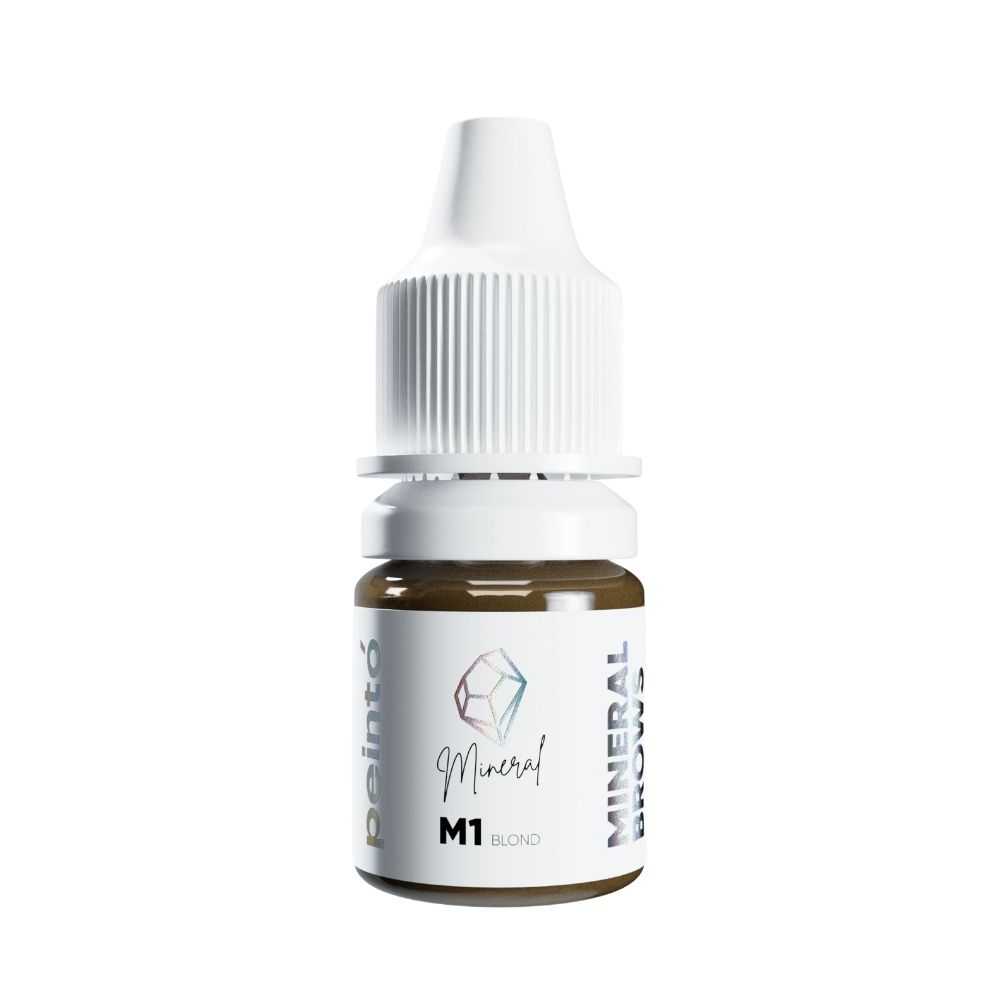 Pigment pu micropigmentare mineral M1 BLOND - PEINTO 5ml - imagine 3