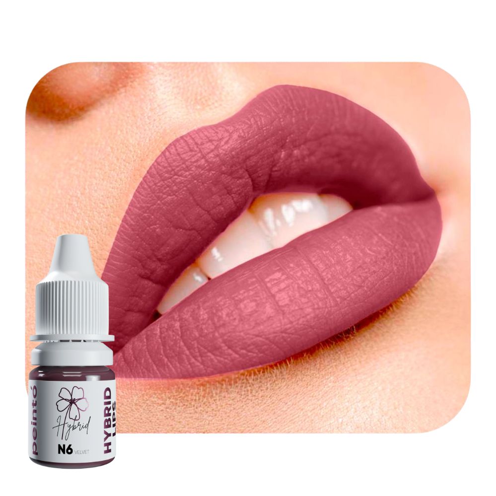 Pigment p/u micropigmentare buzelor N6 VELVET - PEINTO 5ml
