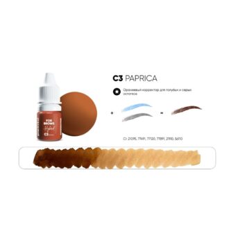 Corrector micropigmentare pu sprincene C3 PAPRICA - PEINTO 5ml