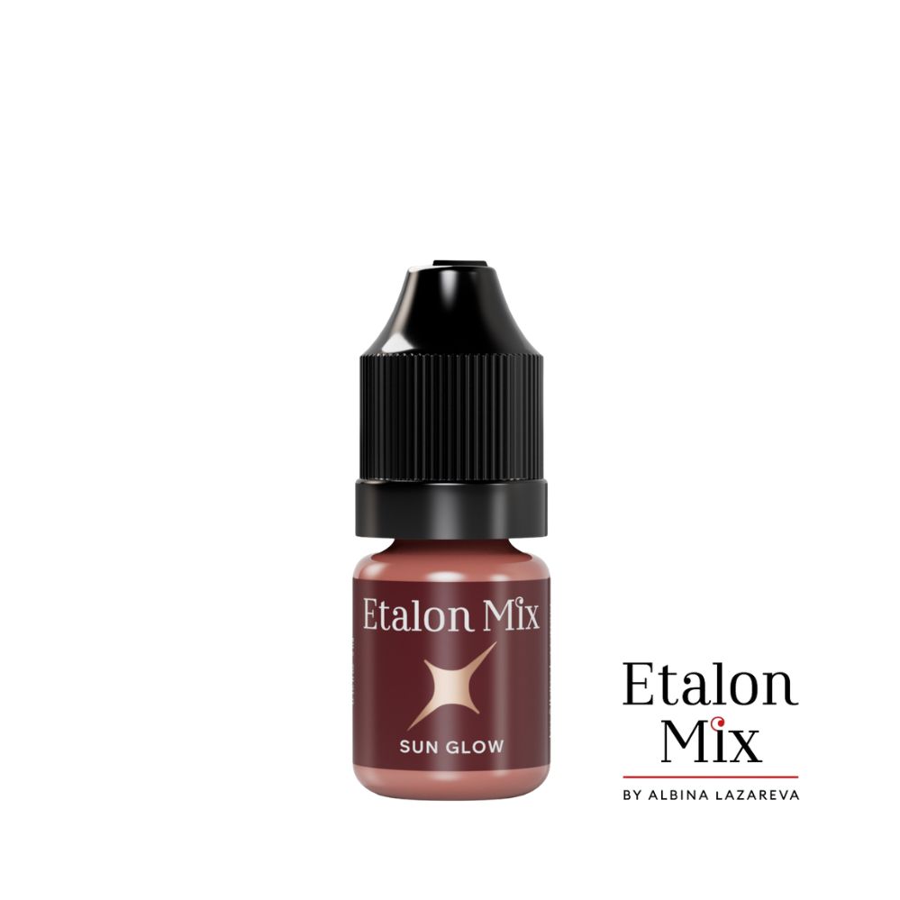 Pigment micropigmentare buze SUN GLOW Favor Line 5ml - ETALON MIX