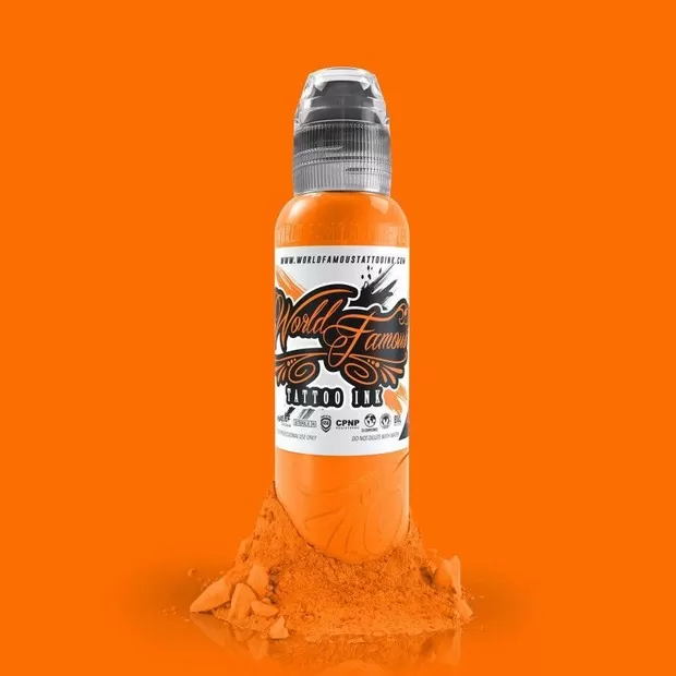 Краска для тату ACROPOLIS ORANGE - WORLD FAMOUS 30мл