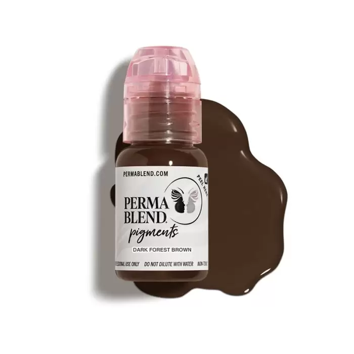 Пигмент для татуажа DARK FOREST BROWN - PERMA BLEND
