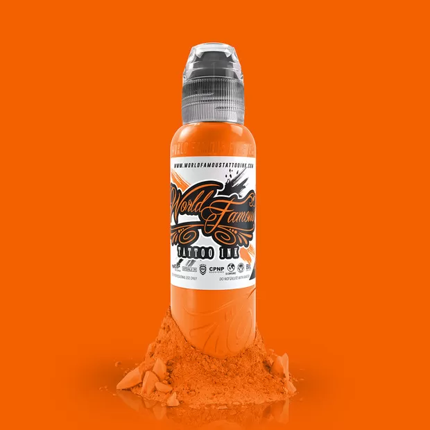 Краска для тату EVEREST ORANGE - WORLD FAMOUS