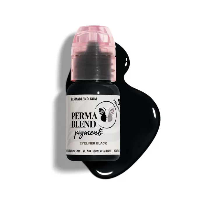 Pigment micropigmentare EYELINER BLACK - PERMA BLEND