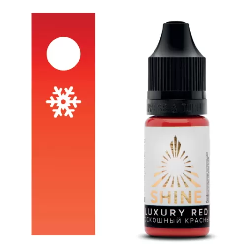 Пигмент для татуажа РОСКОШНЫЙ КРАСНЫЙ (LUXURY RED) - SHINE — изображение 2