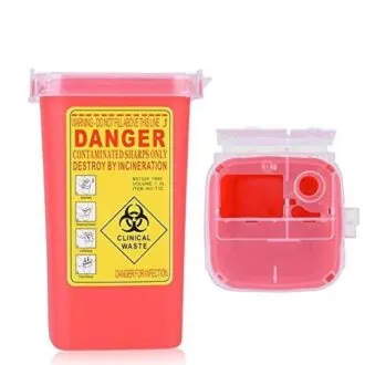 Container pt deseuri intepatoare 1L RED - imagine 2
