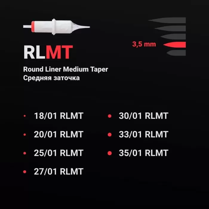 1RL 0.30mm MEDIUM TAPER (30/01RLMT) Cartridge DEFENDERR - imagine 2