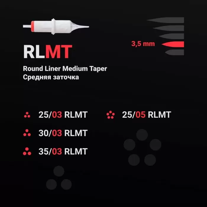 5RL 0.25mm MEDIUM TAPER (25/05RLMT) Картриджи DEFENDERR — изображение 2