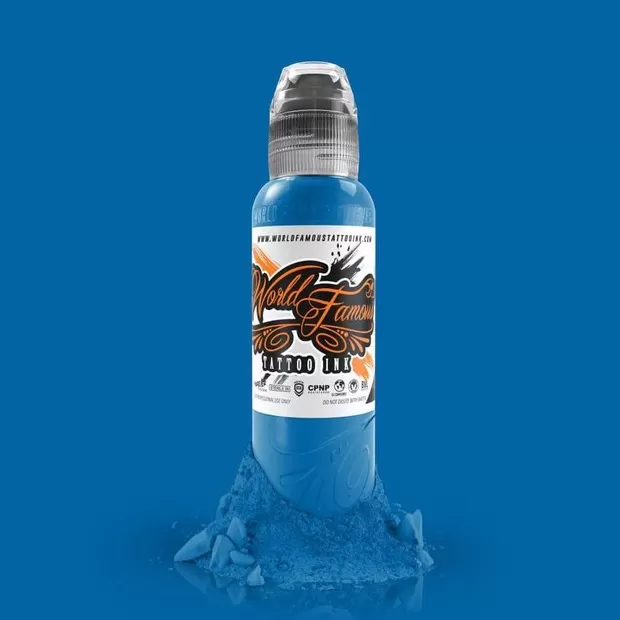 Краска для тату NIAGARA BLUE - 30ml WORLD FAMOUS