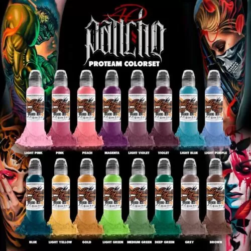Набор Краски PROTEAM SET 16 COLORS by A.D. PANCHO - WORLD FAMOUS