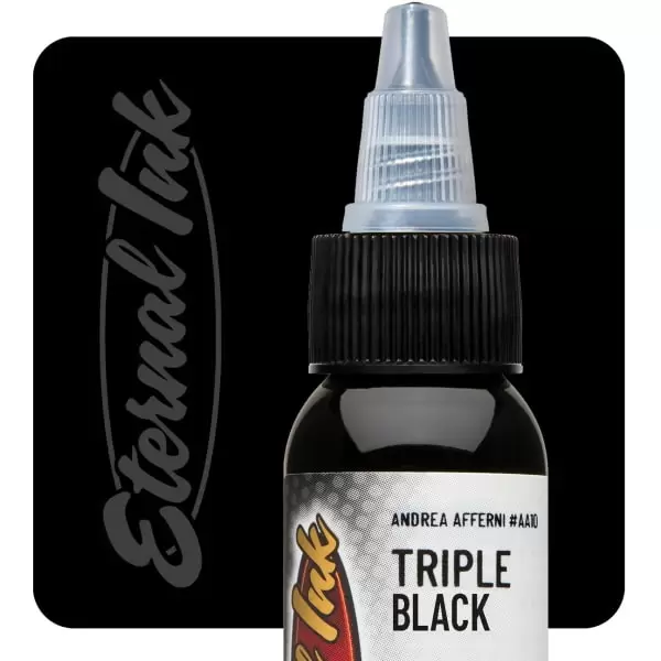 Краска для тату TRIPLE BLACK 15мл - ETERNAL