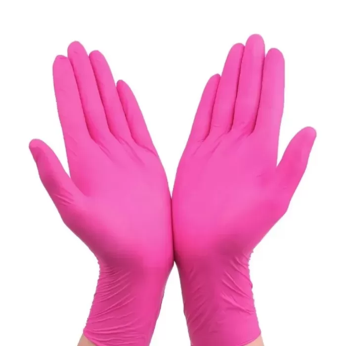 Перчатки NITRILE PINK - XS