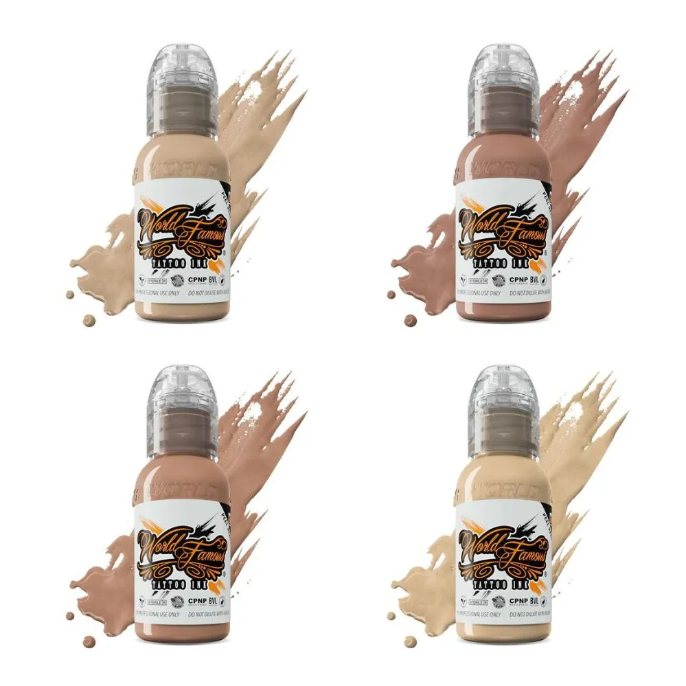 Набор Краски SKINTONE COVER UP SET 4 COLORS by ALEX SANTUCCI - WORLD FAMOUS — изображение 2