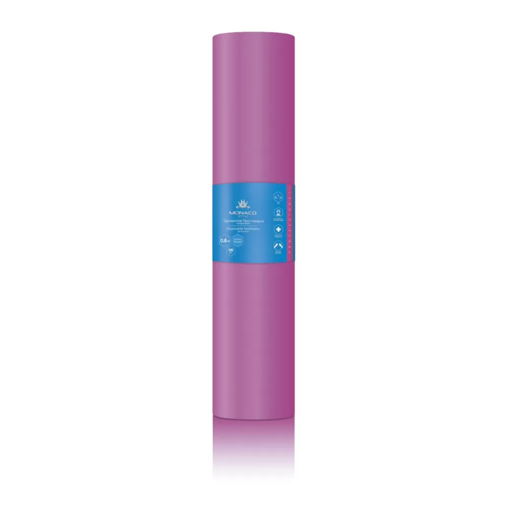 ПРОСТЫНИ В РУЛОНЕ 80см*180см (100шт) - PINK MONACO