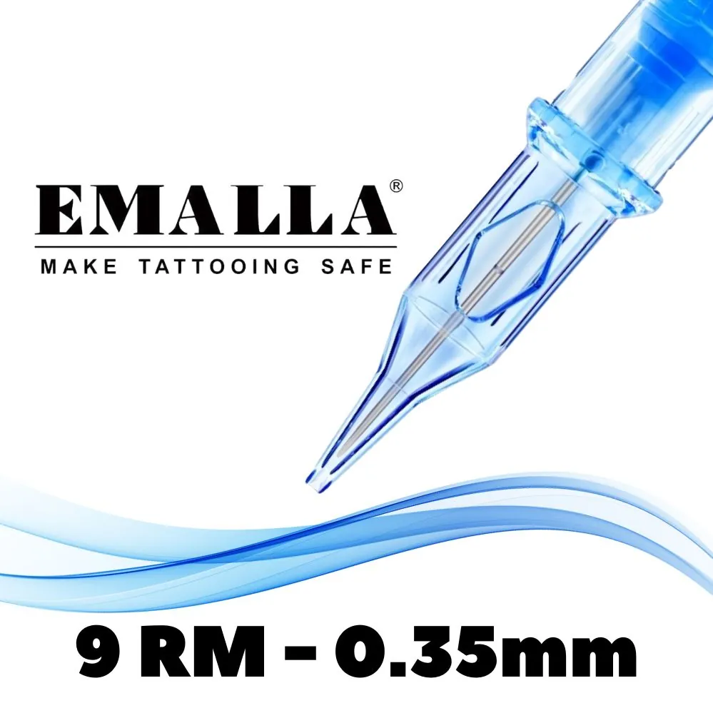9RM 0.35mm LONG TAPER (EN1-1209CML) Картриджи EMALLA ELIOT