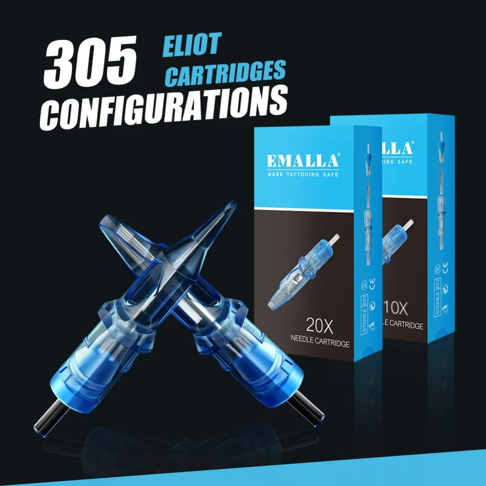 1RL 0.25mm LONG TAPER (EN1-0801RLL) Cartridge EMALLA ELIOT - imagine 4