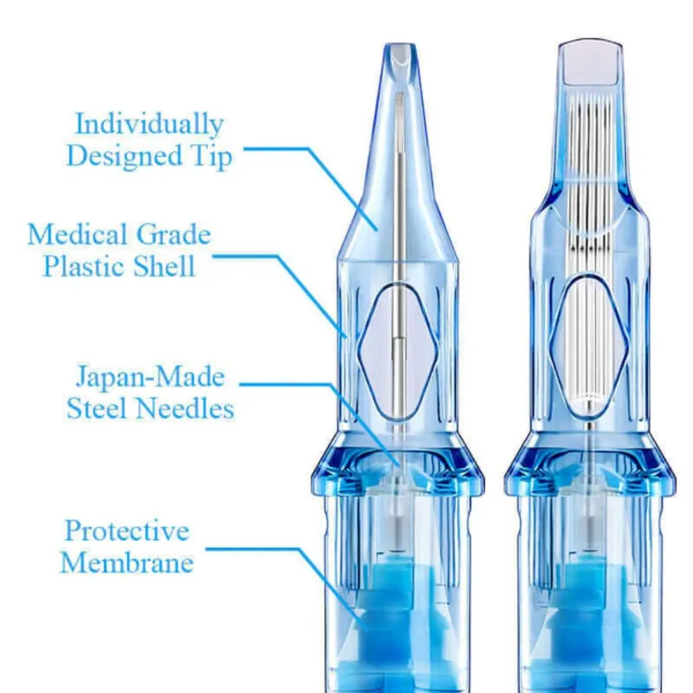 1RL 0.25mm LONG TAPER (EN1-0801RLL) Cartridge EMALLA ELIOT - imagine 3