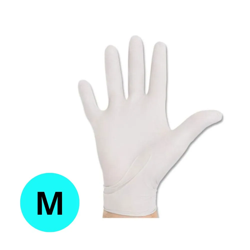 Перчатки NITRILE WHITE - M