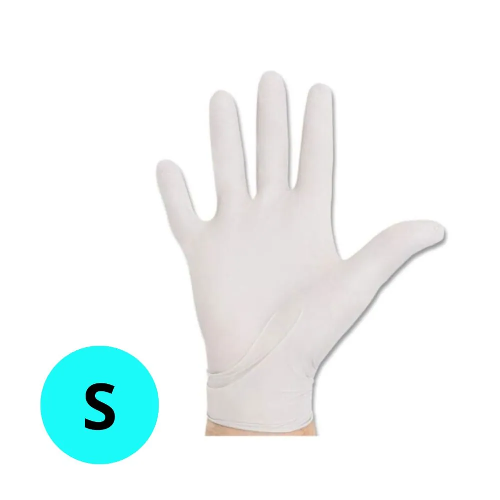 Перчатки NITRILE WHITE - S
