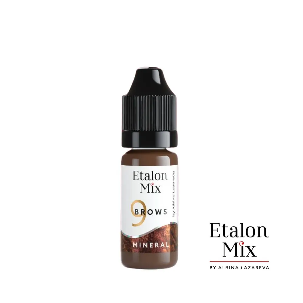 Pigment micropigmentare №9 SEPIA (MINERAL) 10ml - ETALON MIX