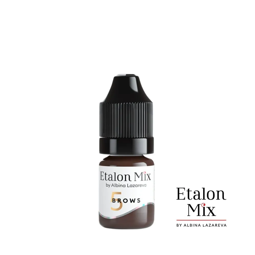 Pigment micropigmentare №5 DARK CHOCOLATE 5ml - ETALON MIX